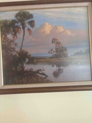 Florida Everglades Landscape Painting (Sunrise/Sunset)