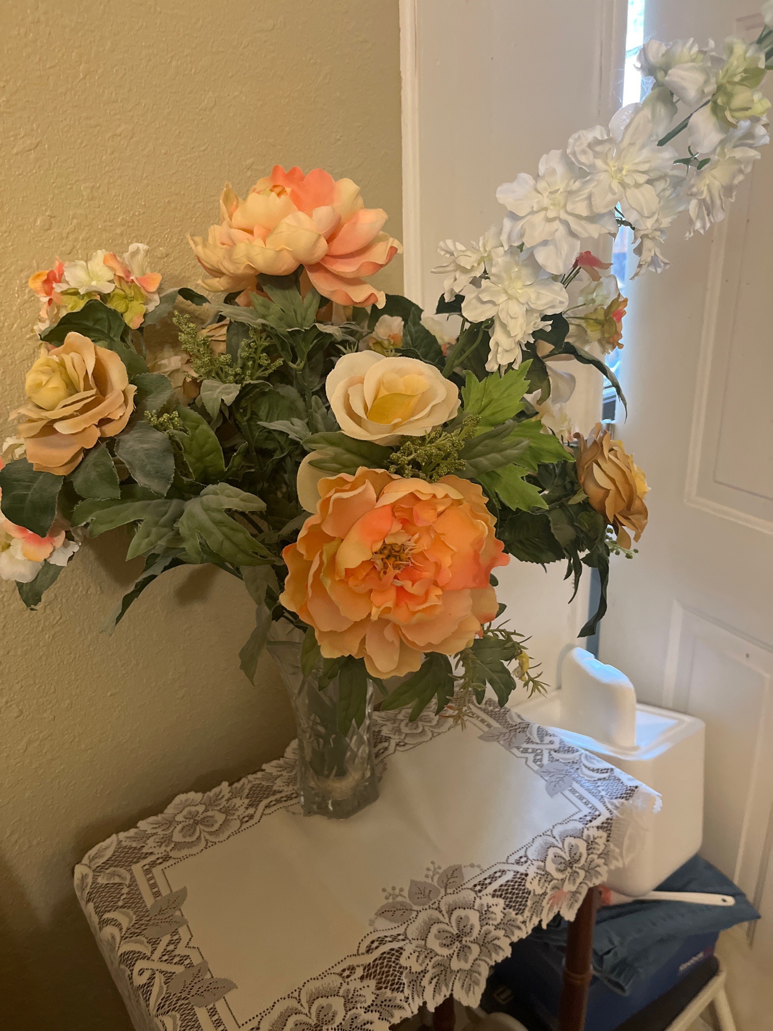 Submitted photo of Artificial floral arrangement