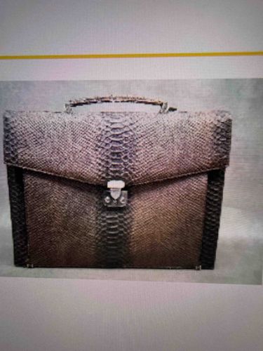Fontanelli Crocodile Skin Work Bag
