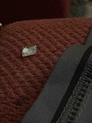 Small Faceted Clear Gemstone or Glass Piece