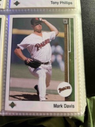 Mark Davis 1990 Score Baseball Card