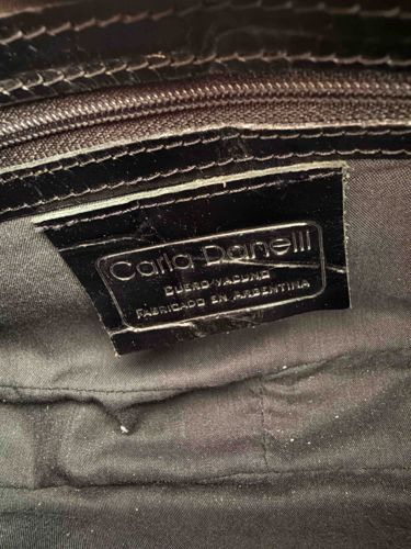 Carla Danelli Leather Bag Interior Tag