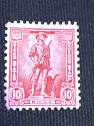 United States 10 Cents Savings Stamp (Minuteman)