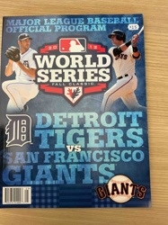 2012 World Series Official Program: Detroit Tigers vs. San Francisco Giants