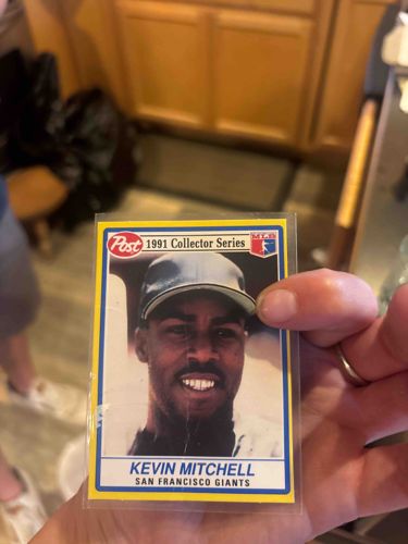 1991 Post Collector Series Kevin Mitchell Baseball Card