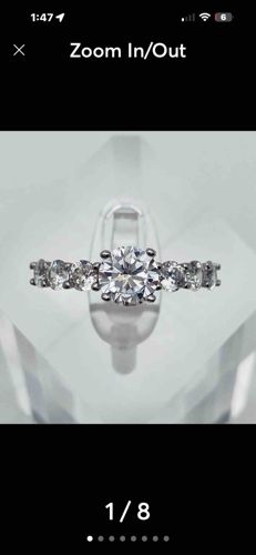 Round Brilliant Cut Multi-Stone Diamond Ring