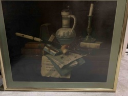 Still Life with Flute, Pitcher, and Candle
