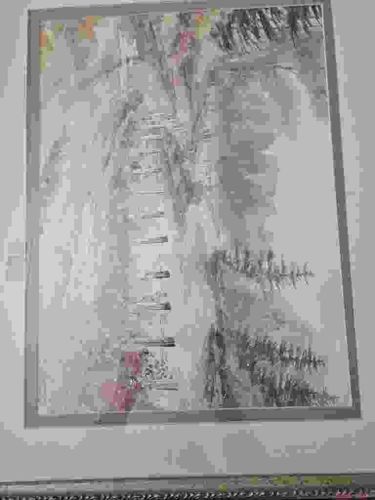 Modern Abstract Figural Painting on Canvas