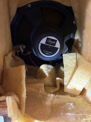 Bozak B-199A Woofer within a Speaker Cabinet Interior