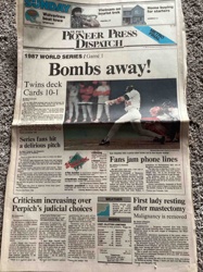 St. Paul Pioneer Press Dispatch Newspaper, October 18, 1987