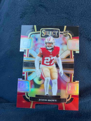2023 Panini Select J'Ayir Brown Rookie Card (San Francisco 49ers)