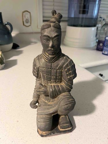 Terracotta Army Warrior Kneeling Figurine