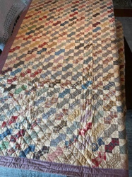 Antique "Dresden Plate" or "Fan" Pattern Quilt