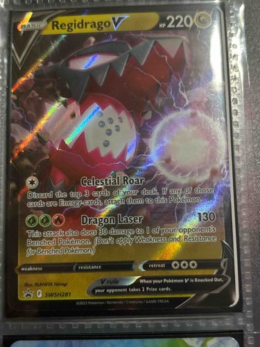 Regidrago V Pokemon Card SWSH281