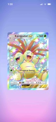 Exeggutor EX Full Art Holo Pokemon Trading Card