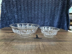 Vintage Pyrex Woodland Mixing Bowls