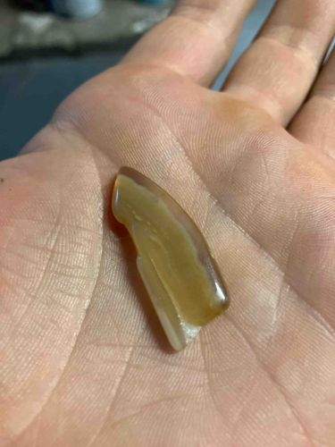 Polished Agate or Chalcedony Fragment