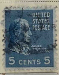 United States 5 Cents James Monroe Postage Stamp