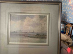 Framed Watercolor Landscape Print