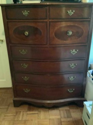 Traditional Style Lingerie Chest / Highboy Dresser