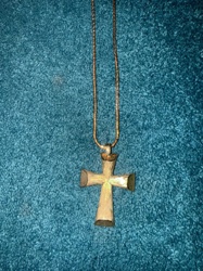 Ethiopian Coptic Cross Pendant on Chain