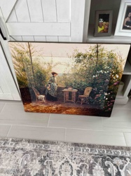 Garden Scene Wall Art Print by Tirmin Girard