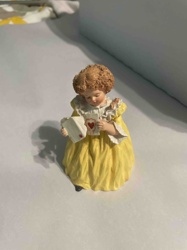 Girl Reading Love Letter Figurine