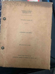 Department of Commerce Aeronautics Bulletin 7A: Airworthiness Requirements (Advance Copy, 1929)