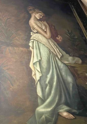 Neoclassical Portrait of a Woman with Amphora