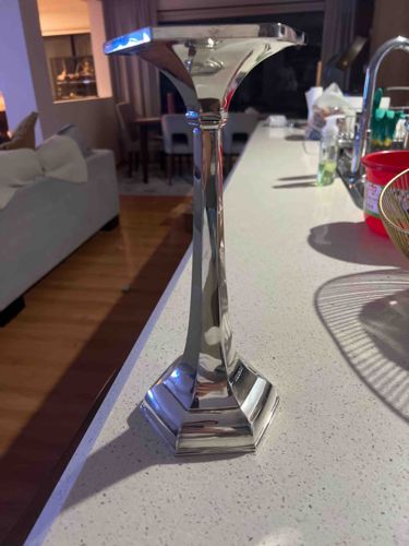 Silver-Plated Taper Candle Holder