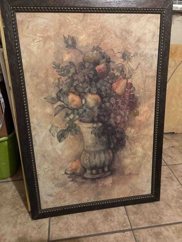 Framed Still Life Fruit Print