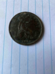 1874 British Penny (Victoria)