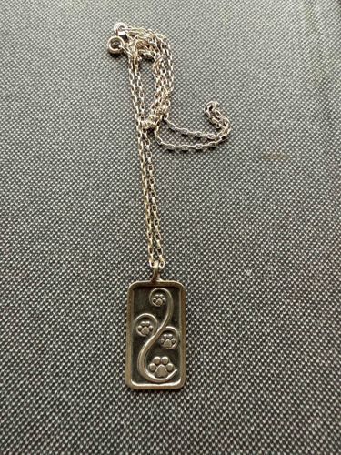 Paw Print Pendant Necklace