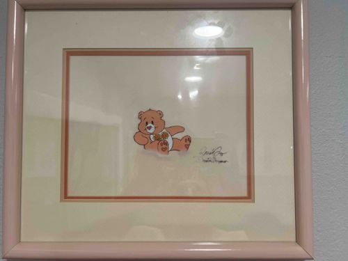 Original Care Bears Production Animation Cel - Friend Bear
