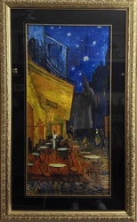 Framed Art Print of 'Café Terrace at Night' by Vincent van Gogh