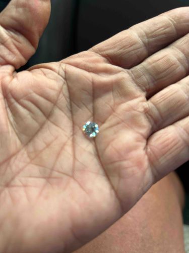 Blue Ice Moissanite Loose Gemstone