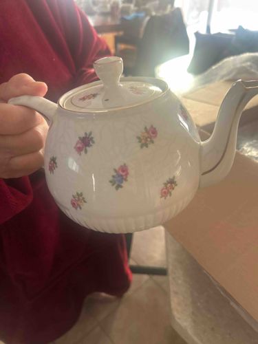 Heatmaster Floral Porcelain Teapot