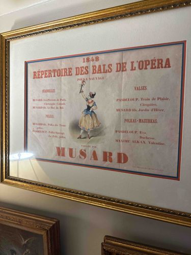 1848 Répertoire des Bals de l'Opéra Music Program / Poster