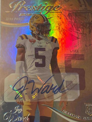 Jay Ward Autographed Football Card
