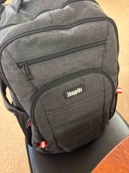 Skaypibs Grey Melange Multi-Compartment Backpack