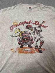 Vintage 1994 Grateful Dead Baseball-Themed T-Shirt