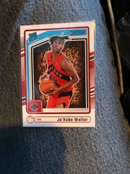 Ja'Kobe Walter 2023 Donruss Rated Rookie Basketball Card