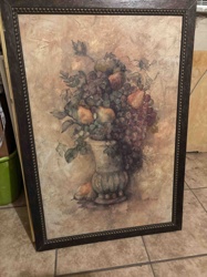 Framed Still Life Fruit Print