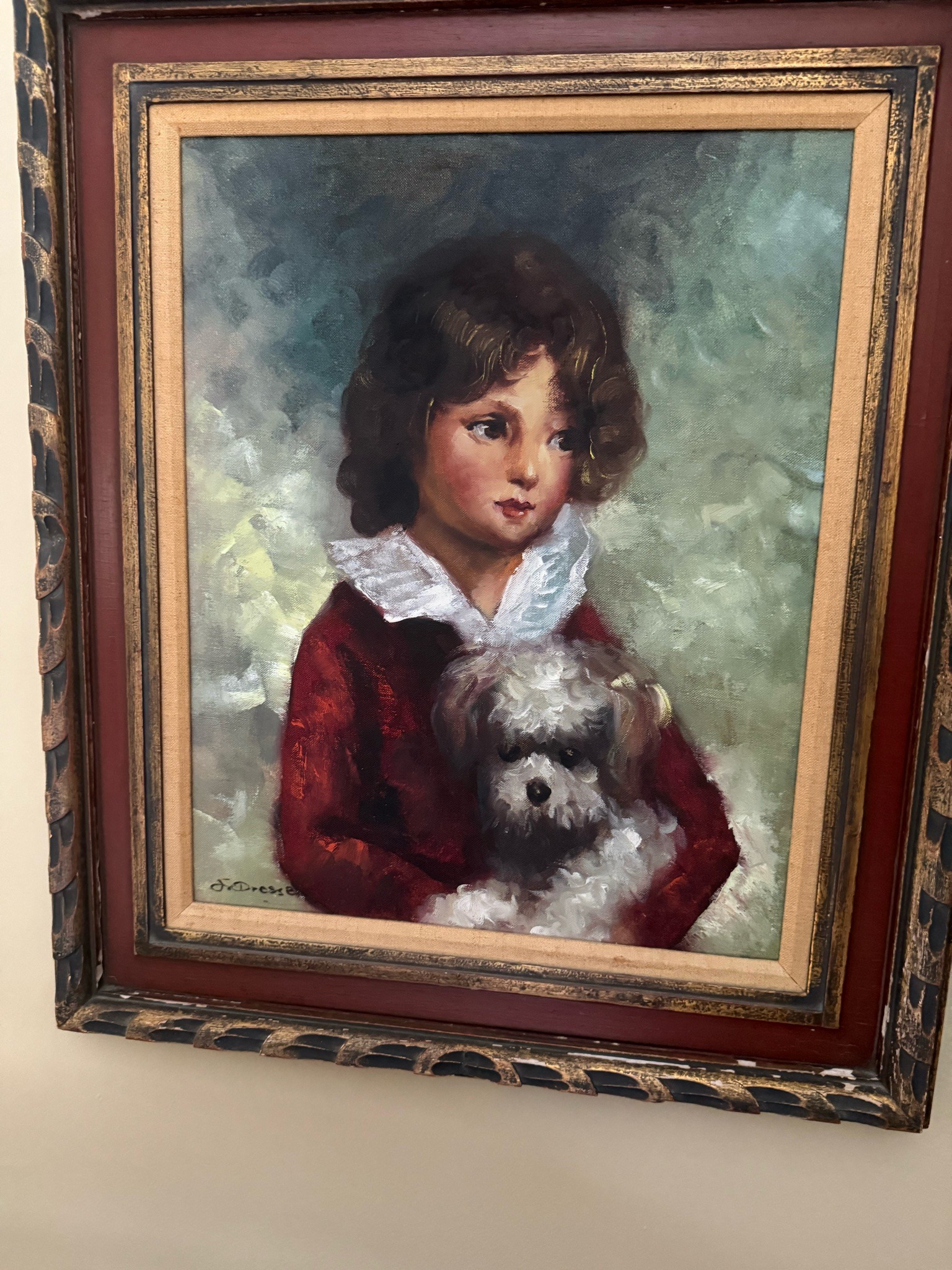 Submitted photo of Oil painting signed 'S. Dresse'