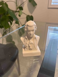 Miniature Ceramic Bust (Likely Mozart)