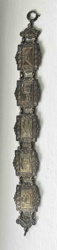 Antique Greek Key Design Panel Bracelet with Figurative Reliefs