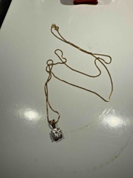 Solitaire Pendant Necklace