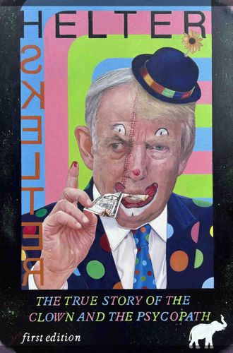 James Earley Original Oil Painting 'Helter Skelter: The True Story of the Clown and the Psychopath'