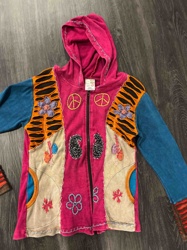 Patchwork Bohemian Hooded Jacket