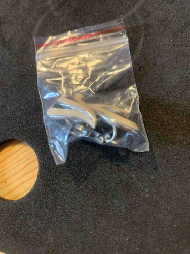 Vintage Trifari Brushed Gold-Tone Leaf Earrings